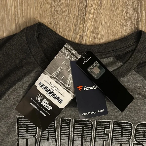 Riders by Lee Football Long Sleeve Tee - Gray - Picture 4 of 5